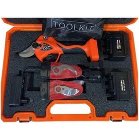 Resim Maxextra Mx8035 16.8v 4ah 2 Akü Ve Takım Yedek Bıçaklı Akülü Budama Makası-44842 