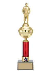 Resim Odak Kupa - Figürlü Kupalar - Judo / Karate Figürlü Kupalar Fg-053 B - 44 Cm Altın - Beyaz 