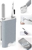Resim Koydom Esteguen çok fonksiyonlu Airpod temizleme kiti, dizüstü bilgisayar ekran temizleyici, Bluetooth kulaklık, Airpods Pro kulaklık, temizleme aletleri, tablet ve cep telefonu ekranı, beyaz 