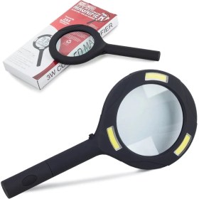 Resim 3 Ledli Işıklı El Büyüteci 250 Lümen Beyaz Işık Büyüteç 3x Zoom Tamirci Büyüteç WT374 - Lisinya 