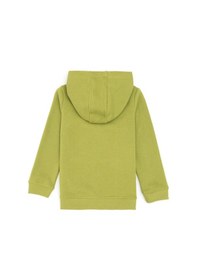 Resim U.S. Polo Assn. Kız Çocuk Fıstık Yeşili Kapüşonlu Basic Sweatshirt 50296388-VR087 