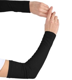 Resim Ecardin Kolluk - Pratik Tesettür Kolluk Penye Düz Namaz Kolluğu - Siyah 