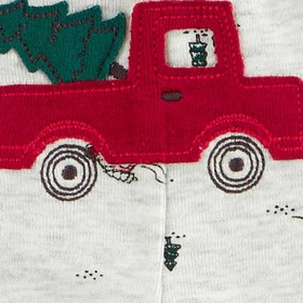 Resim Carter's Layette Christmas Erkek Bebek Body Pantolon 3’lü Set - Kırmızı / 18 Ay 