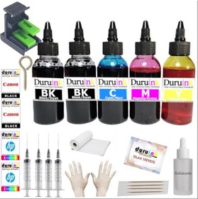 Resim Duruınk Hp 4675 5075 5275 652 Kartuş Dolum Seti 5 Li Set 5x100ml 