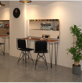 Resim Knsz masa sandalye takımı hem75mazlum cvzsyh 100*040 sm 2 sandalye syhsyh sırt minderli 