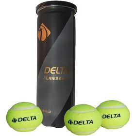Resim Delta Tenis Topu - 3 Adet (Vakumlu Tüpte) 