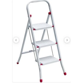 Resim Saraylı Pratik Metal Merdiven 2 Li Basamaklı 