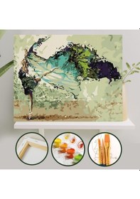 Resim Sayılarla Boyama Tuval Seti 40X50 Cm - Balerin 