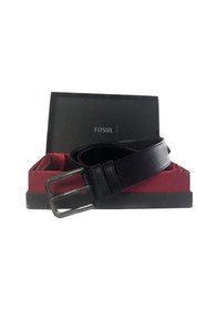Resim Fossil Siyah Hakiki Deri Spor Erkek Kemeri 4cm-105 Siyah 