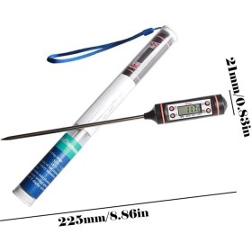 Resim Teknoartshop TP101 Gıda Termometresi - Elektronik Sıvı Sıcaklık Kalemi 