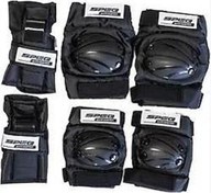 Resim YETİŞKİN KORUMA SETİ 3 LÜ [ELLİK - DİRSEKLİK - DİZLİK] SİYAH 