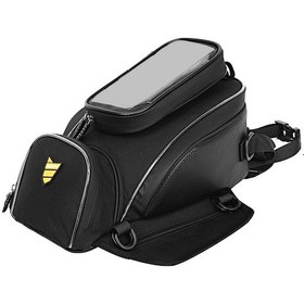 Resim Suntek Evrensel Motosiklet Tank Çantası Telefon Cebi Dokunmatik 