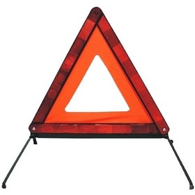 Resim Autokit Üçgen Reflektör Fosforlu" Euronorm" Demir Ayaklı 
