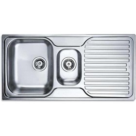 Resim TEKA Princess 60 B Mikro Keten Dokulu 1,5 Gözlü Sağ Damlalıklı Eviye (TEKA.40109151) 