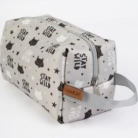 Resim Kirli Temiz Islak Organizer Çantası Fox Bebek Çocuk Kıyafet Çamaşır Anne Makyaj Alezli Çanta 