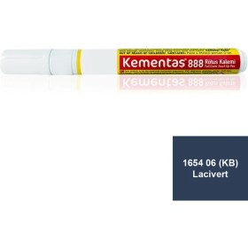 Resim Kementaş Tam Örtücü Rötuş Kalemleri 1654 06 (KB) Lacivert Tam Örtücü Rötüş Kalemi 