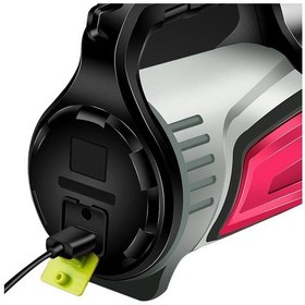 Resim Powermaster Şarjlı Ledli Uzun Menzilli Kamp Tipi Işıldak Fener Js-881a Şeffaf 