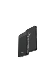 Resim Lenyes PW0008D PD 20W LED Ekranlı Yapay Zeka Destekli Ultra İnce Wireless Powerbank 15W 5000mAh Siyah 