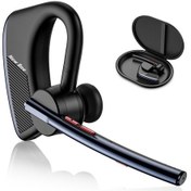 Resim Vkemall M50 Tek Kulaklı Kablosuz Bluetooth Kulaklık - Bt5.2, Dsp Gürültü Engelleme, 24 Saat Konuşma Süresi, Yarı Kulak İçi, Mavi Model: M50 