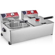 Resim Kutlu Ticaret Kutlu 8+8 Lt Fritöz Gazlı 