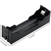 Resim 18650 Pcb Tip Pil Yuvası 1’Li 3.7V Akü Şarj Powerbank Pil Tutucu Diğer