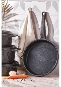 Resim Karaca Biodiamond Döküm 7 Parça Fırın Eldiveni Hediyeli Tencere Seti 