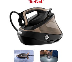 Resim Tefal Pro Express Vision 9 Bar Endüstriyel Güçte LED Işıklı Buhar Kazanlı Ütü - Akıllı Buhar Sensörü, Kireç Avcısı, Sessiz Çalışma ve Durilium Airglide Taban 