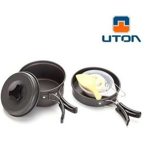 Resim Wondernest Tencere Taşınabilir Seti Piknik Kişilik Kamp Ds200 Aotu 1-2 Kişilik Pratik Yemek Pişirme Seti Çok Renkli 