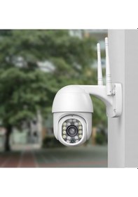 Resim Ventus Icsee 5407 4mp Lens 360 Görüş Hareketli Waterproof Gece Görüş Sesli Görüşme Akıllı Kamera 