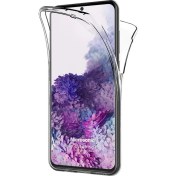 Resim Samsung Galaxy S20 Plus Kılıf 6 Tarafı Tam Full Koruma 360 Clear Soft Şeffaf Microsonic