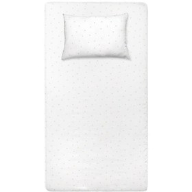 Resim Stars %100 Organik Pamuk Bebek Lastikli Çarşaf Seti 70 x 140 cm 