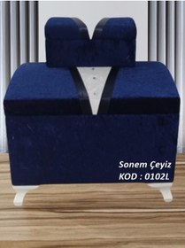 Resim Sandık Dünyası Söz Nişan Bohça Gelin Damat Çeyiz Sandığı 2li 0102l 
