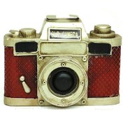 Resim Himarry Dekoratif Metal Fotoğraf Makinesi Obje Biblo Vintage Hediyelik 