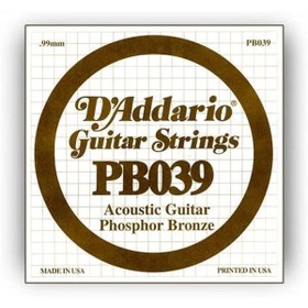 Resim AyrStore D'Addario Pb039 Akustik Tek Tel, Fosfor Bronz Tel, (La) 