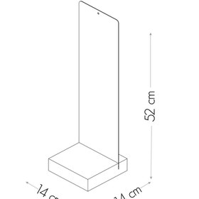 Resim Manyetik Metal Plaka 52x14 Cm 