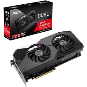 Resim Asus Radeon RX 6750 XT DUAL-RX6750XT-O12G 12GB GDDR6 192Bit OC Hdmi 3XDP Ekran Kartı 