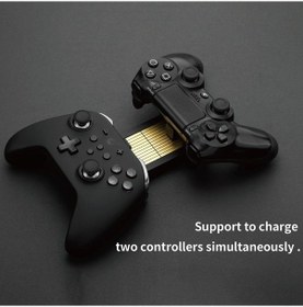 Resim Pazly Xbox Uyumlu Switch, Şarj Ps5, Ps4, One Ns23 Nintendo Kontrolcü İstasyonu Gulikit Geeroyoo Çift - Fv 