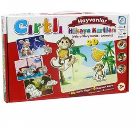 Resim LC7205 Laço, Velcro Story Cards Animals 