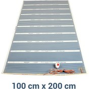 Resim Heat Plus Elektrikli Yerden Isıtma Termostatlı Karbon Film100*200 