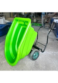 Resim Damperli Plastik El Arabası 300 Litre 
