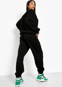 Resim LAND MODA Kadın Mavi Kelebek Baskılı Sweatshirt Eşofman Alt Üst Takımı 