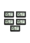 Resim Padalink 5 Adet Mini Dijital Lcd Sürüngen Termometre Nem Ölçer, Hassas Ölçüm, Kablosuz, -50 C'ye Kadar 