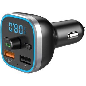 Resim Araba Araç Kablosuz Wireless Çakmaklık Şarj Adaptörü Başlığı, Telefon Arama Ses Kontrolü Ve Aktarımı 