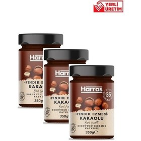 Resim Kakaolu Fındık Ezmesi 350 Grx3 Adet Harras 