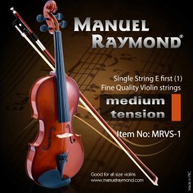 Resim Keman Teli Tek 1. Mi Manuel Raymond Mrvs1 