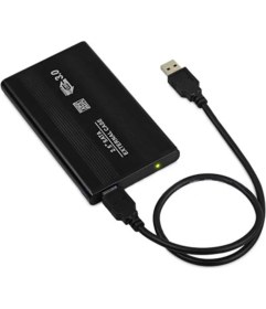 Resim Molto 2.5 HDD Kutusu USB 3.0 Hardisk Kutusu Metal Gövde Harici Kutu - Siyah 
