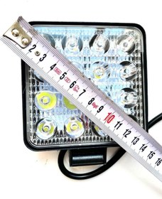 Resim First Led Projektör Off Road Çalışma Sis Lambası 16 Kare Power Led 10 Adet 