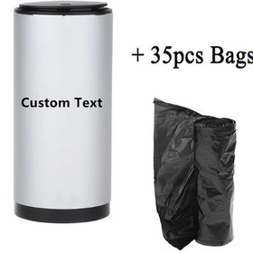 Resim Chuangyinshop Silvery Kişiselleştirilmiş Bmw M3 M5 X1 X3 X5 X6 E46 E39 E36 E60 E90 Oto Çöp Kutusu Araç Depolama Çantası 