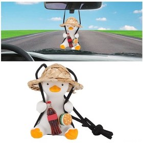 Resim Geekyou Plastik Materyal Araba Aromaterapi Ve Dekoratif Sallağan Ördek Askı, Kokulu Yağ Uygulanabilir, Araba Ofis Ev İçin Uygun 