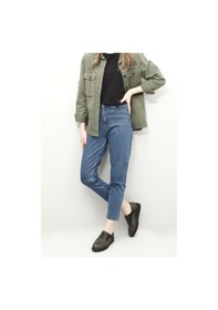 Resim Gönderi(R) Gönderi R Haki Antik Bağcıklı Dolgu Taban Hakiki Deri Ayakkabı Haki 